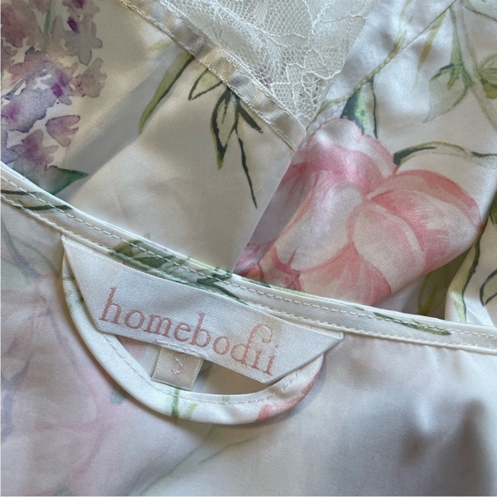 Floral‎ Print Women's Robe - Picture 9 of 12
